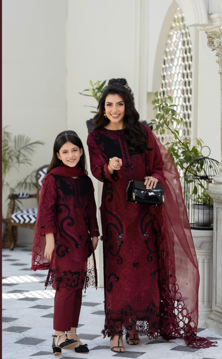Kids Chikankari Jacquard 01