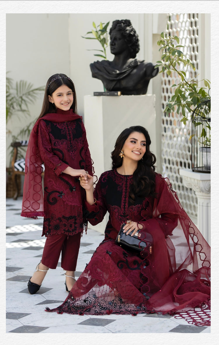 Kids Chikankari Jacquard 01