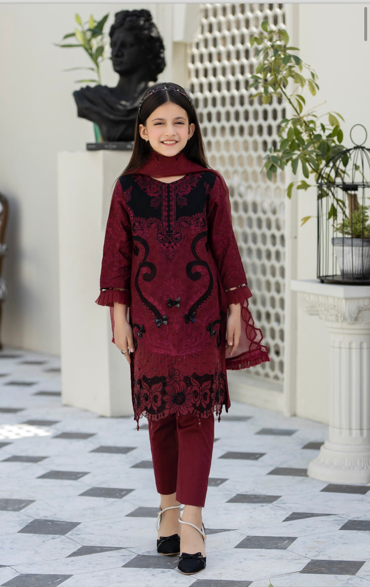 Kids Chikankari Jacquard 01
