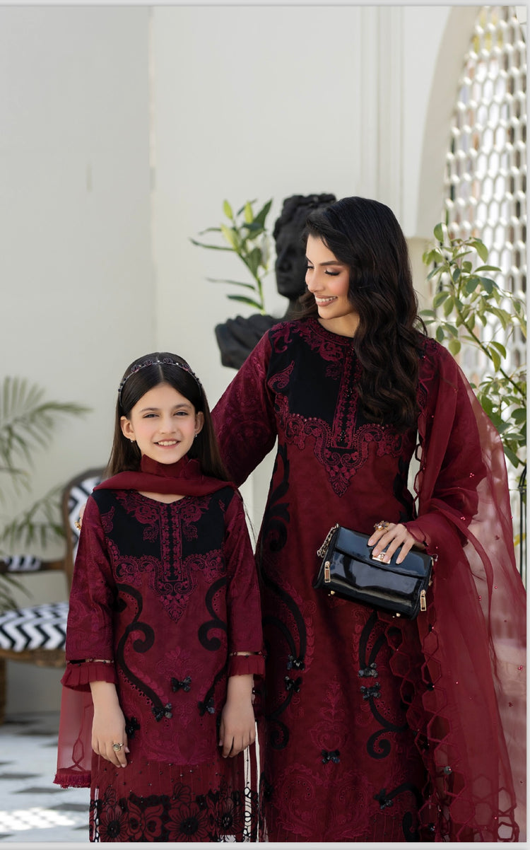Kids Chikankari Jacquard 01