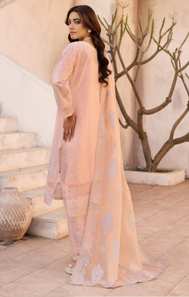 Cross Stitch Luxury Lawn-peach