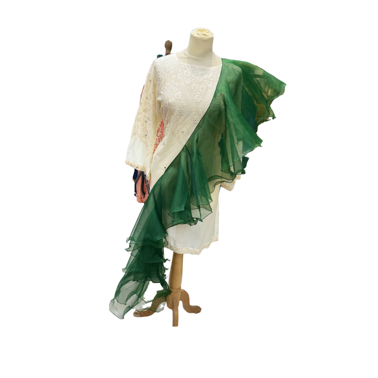 Organza Frill Dupatta - Fatimahs clothing