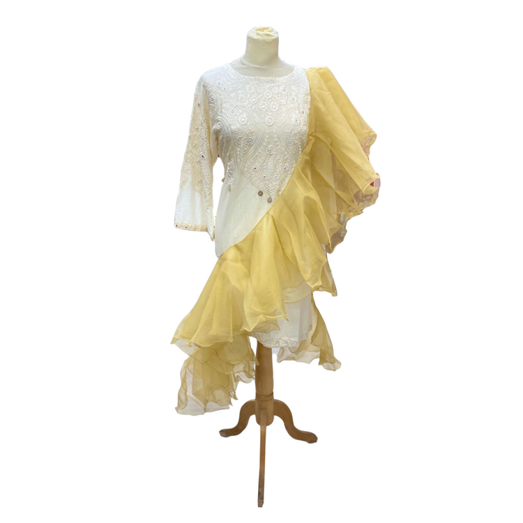 Organza Frill Dupatta - Fatimahs clothing