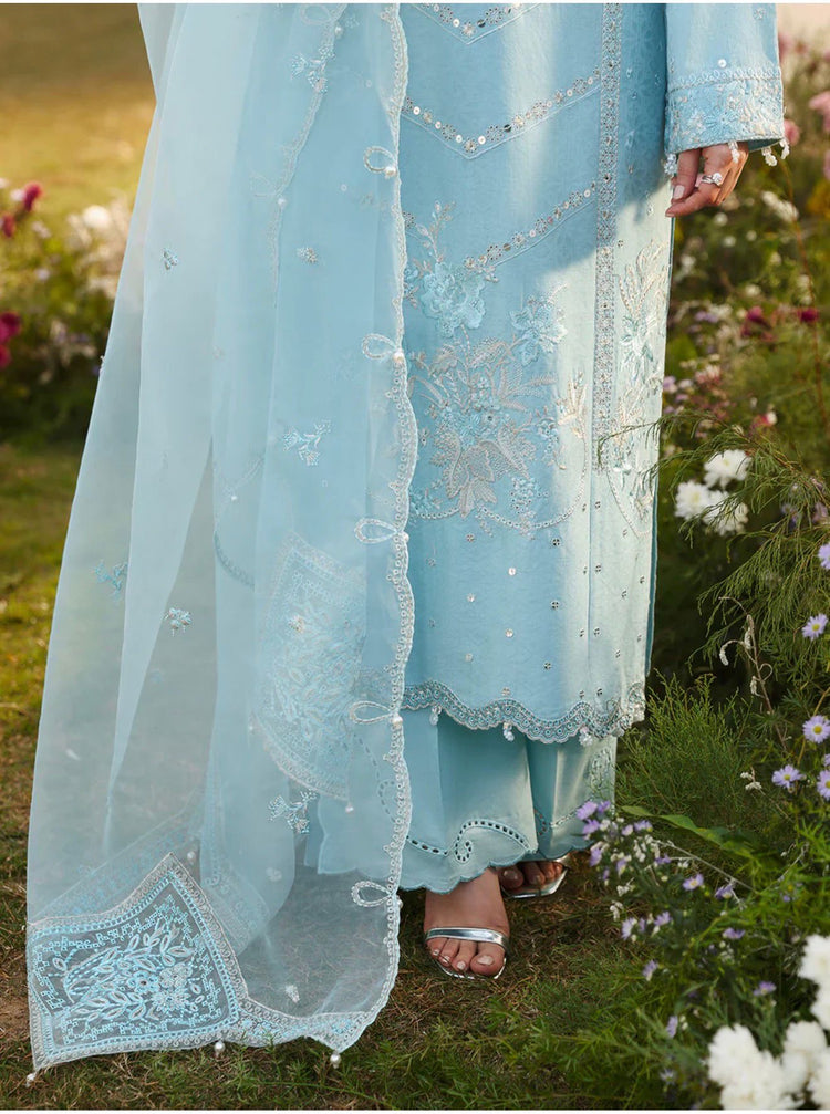Hania Amir- Eid Edit Ice Blue