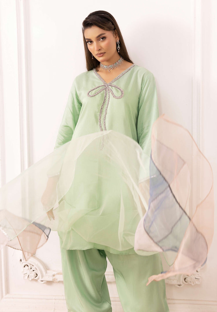 Farshi suit- mint