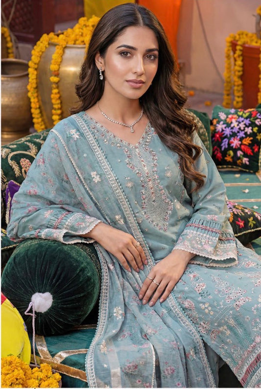 Sajal Aly x Eid Edit-blue