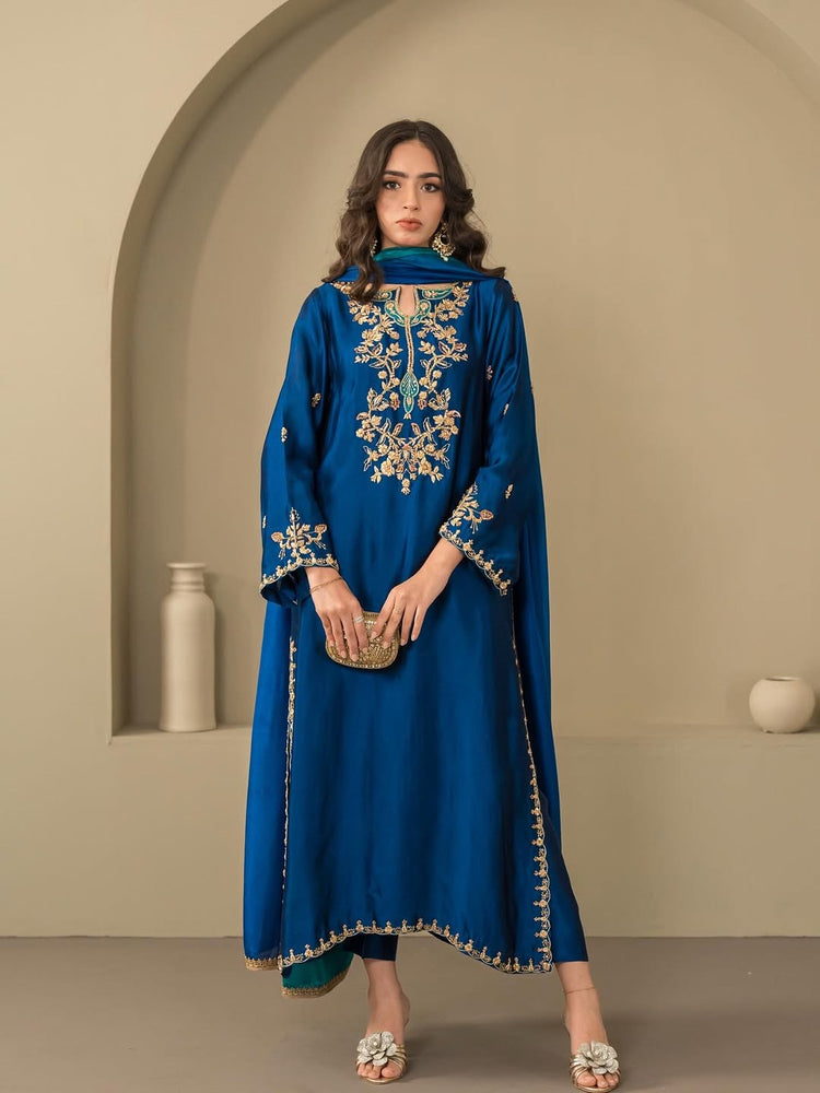 Airah- Royal Blue Silk