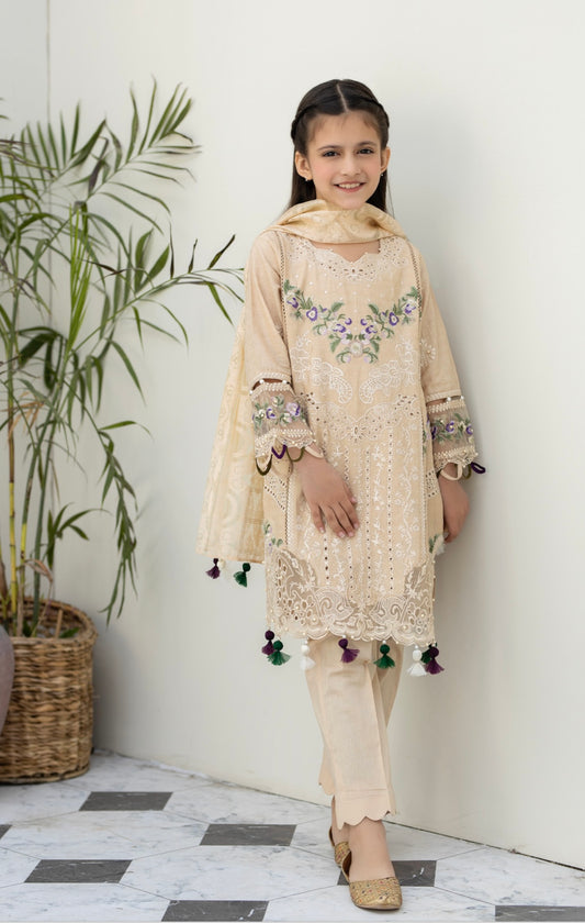 Kids Chikankari Jacquard 04