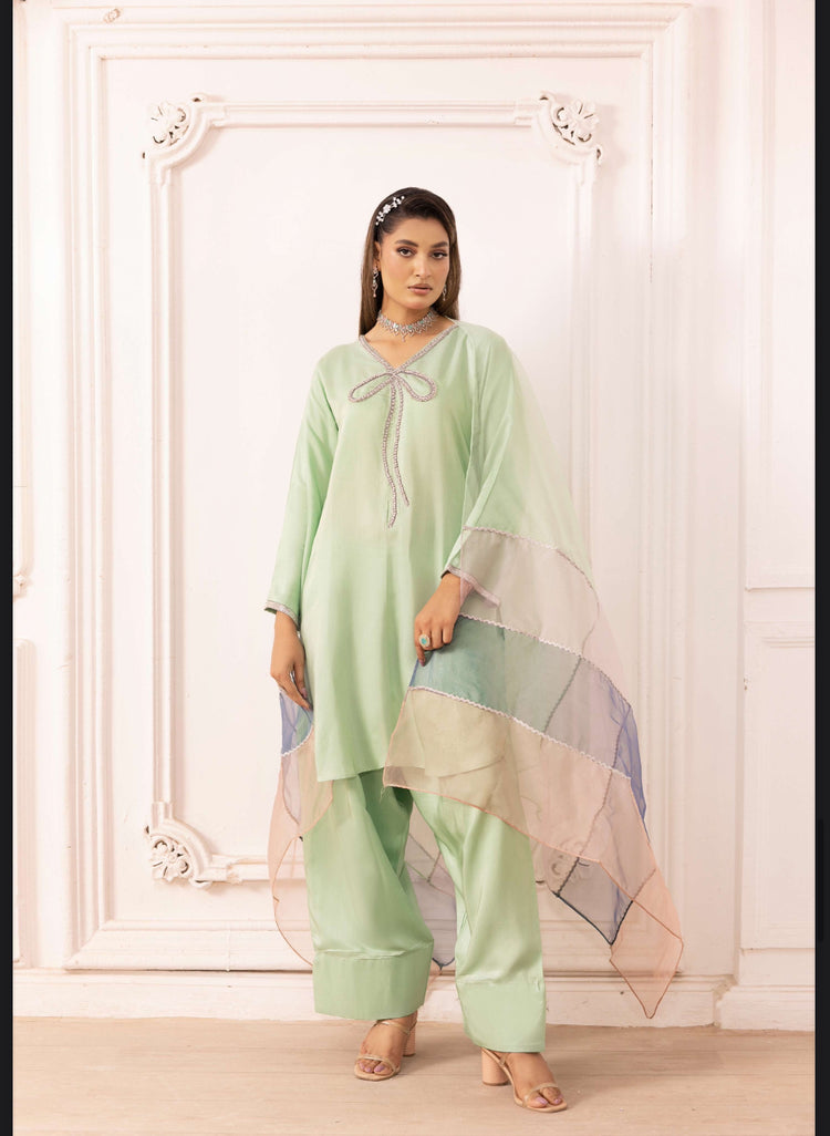 Farshi suit- mint