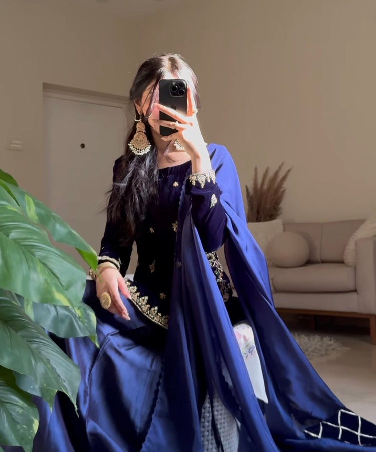 Valerie-Blue Velvet