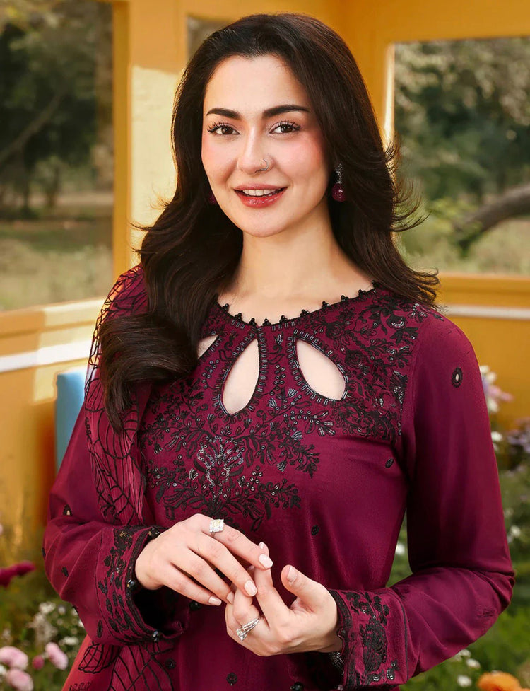 Hania Amir- Eid Edit Maroon