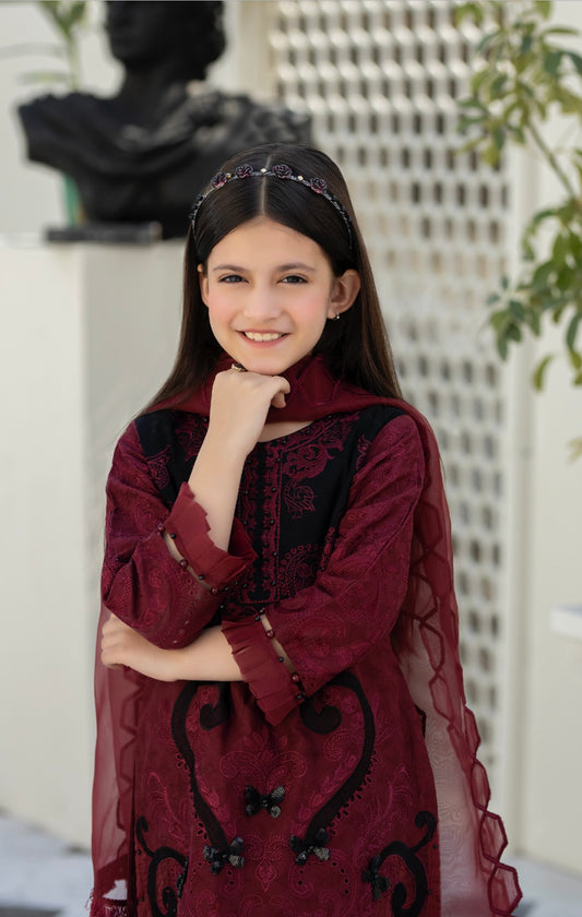 Kids Chikankari Jacquard 01