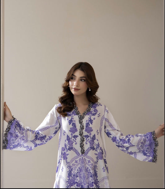 Digital Printed Coords set- Purple