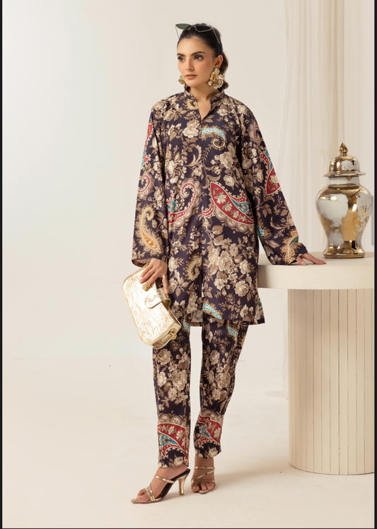 Ethnic Inspired Printed Co-Ords 002