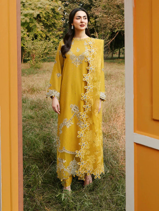Hania Amir- Eid Edit Mustard