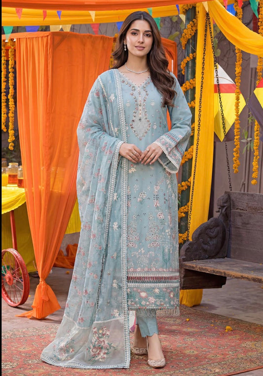 Sajal Aly x Eid Edit-blue