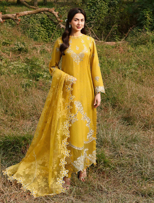 Hania Amir- Eid Edit Mustard