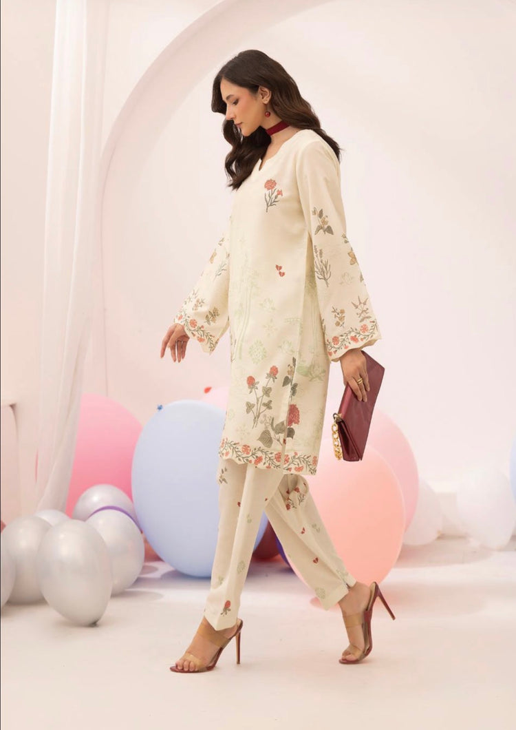 Suffuse Viscose Co Ords- Cream