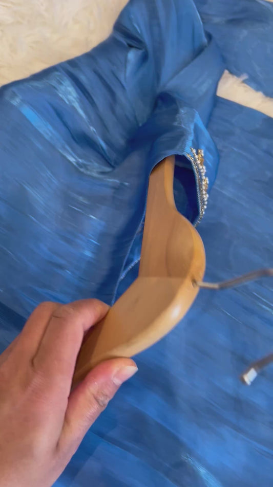 Kaira- Elegant blue 3 piece outfit