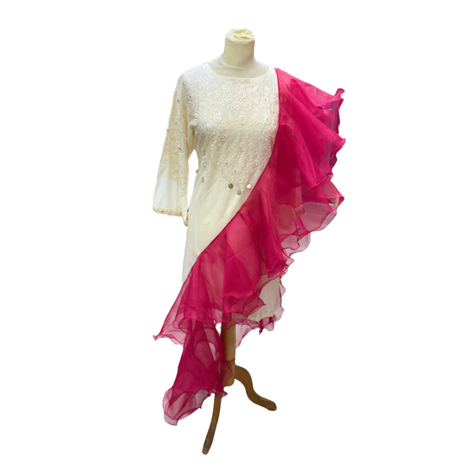 Organza Frill Dupatta - Fatimahs clothing