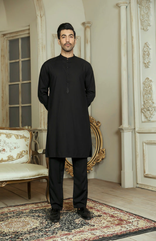 AVI Menswear Black - Fatimahs clothing