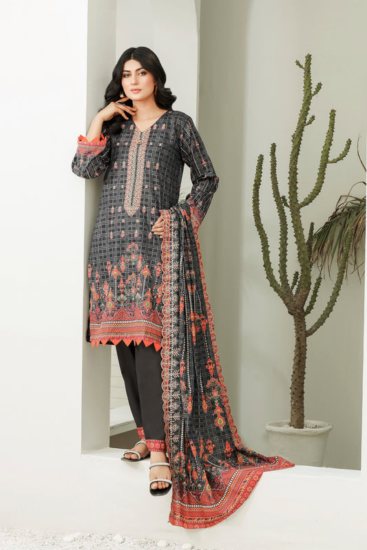 Embroidered Lawn 01
