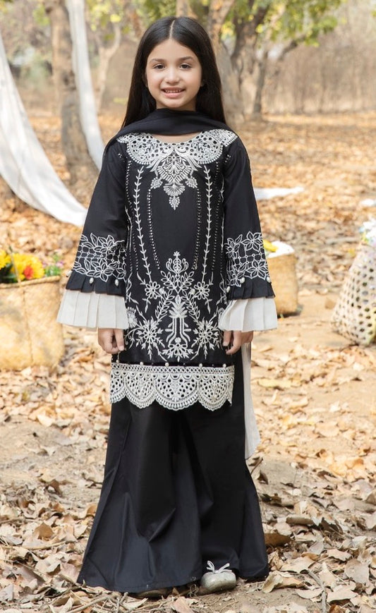 Eid Chikankari AL576 Kids